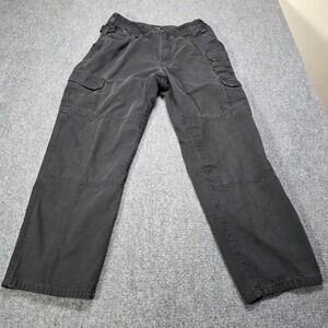 5.11 Tactical Series Men's Black Cargo Pants Size 34x32 Cotton